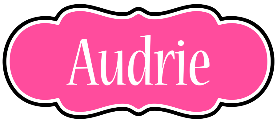 Audrie invitation logo