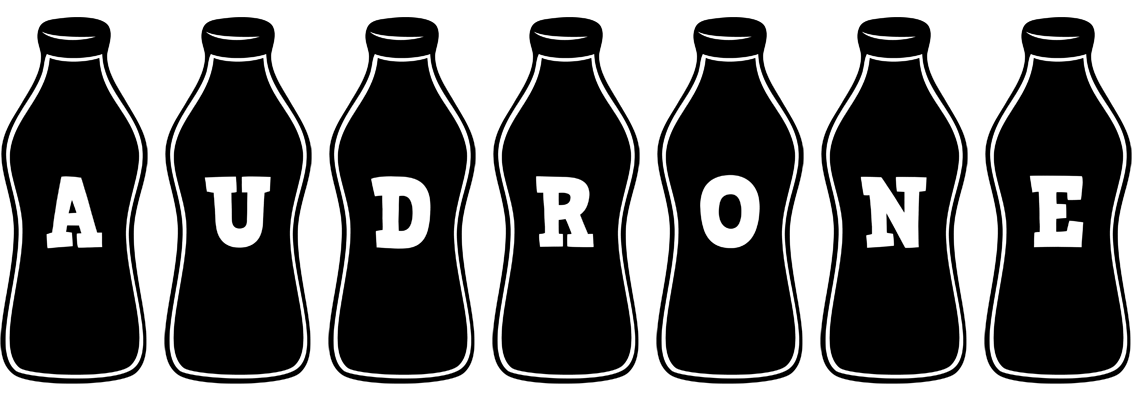 Audrone bottle logo