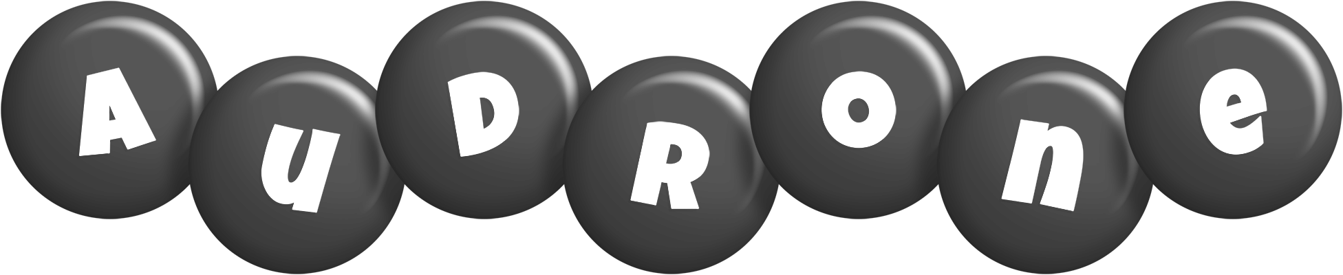 Audrone candy-black logo
