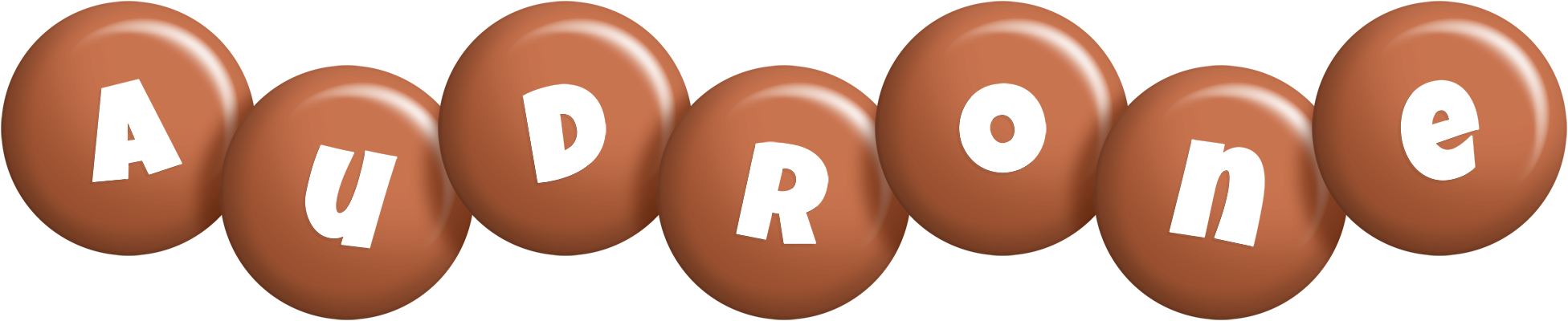Audrone candy-brown logo
