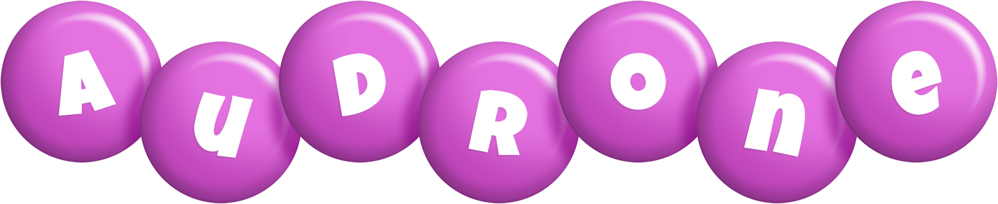 Audrone candy-purple logo