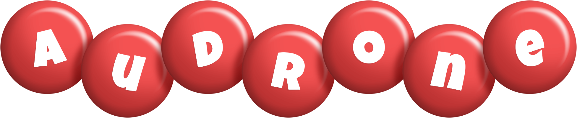 Audrone candy-red logo