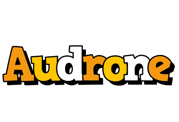Audrone cartoon logo