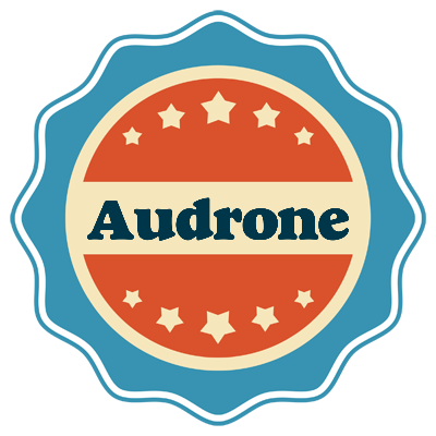 Audrone labels logo