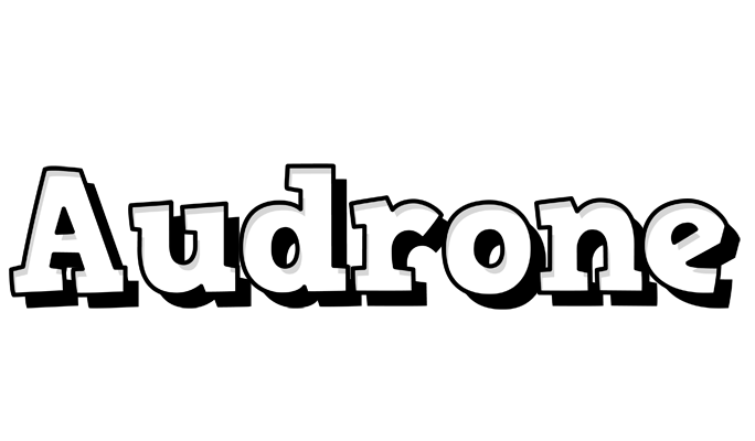 Audrone snowing logo