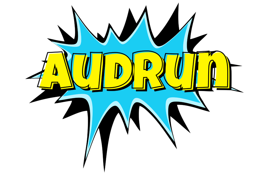 Audrun amazing logo