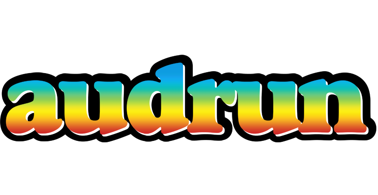 Audrun color logo