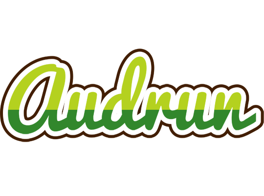 Audrun golfing logo