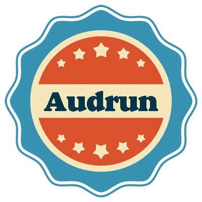 Audrun labels logo