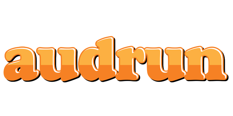 Audrun orange logo