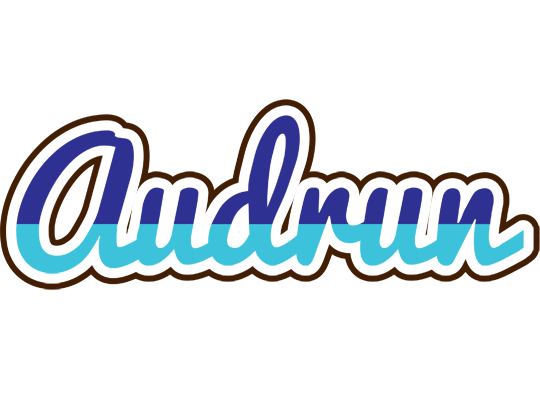Audrun raining logo