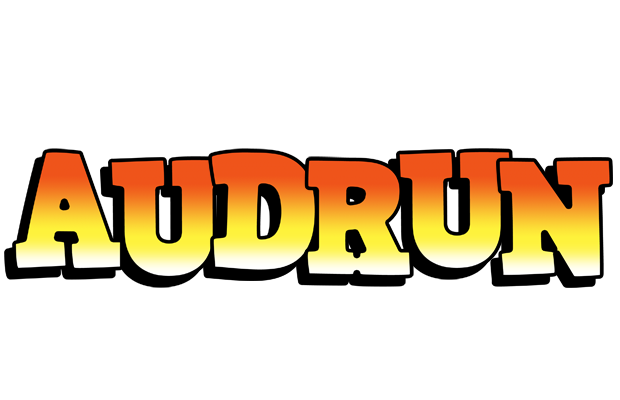 Audrun sunset logo