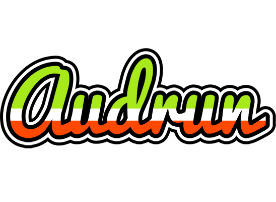 Audrun superfun logo