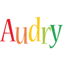 Audry birthday logo