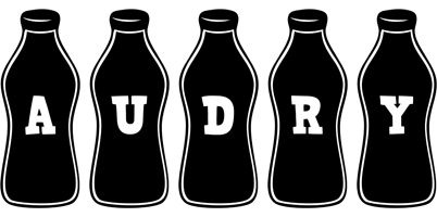 Audry bottle logo