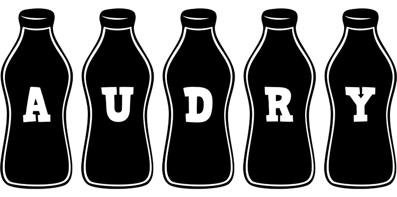 Audry bottle logo