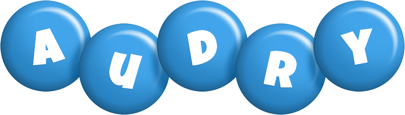 Audry candy-blue logo