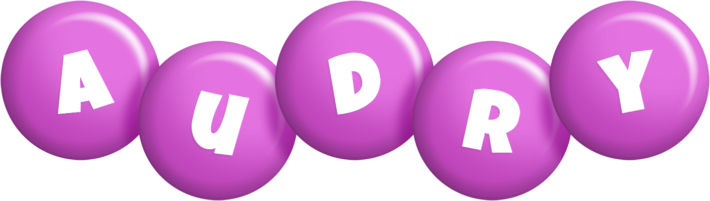 Audry candy-purple logo