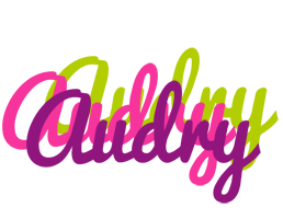 Audry flowers logo