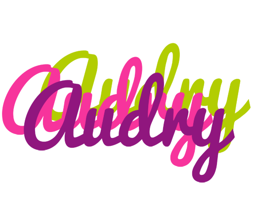 Audry flowers logo