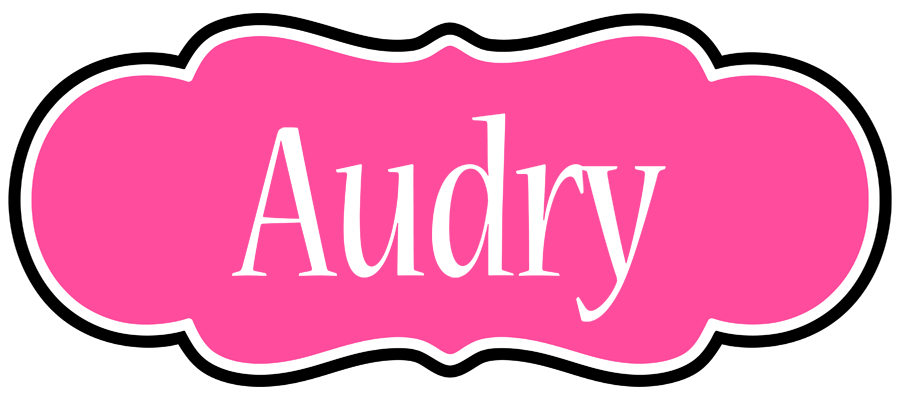 Audry invitation logo