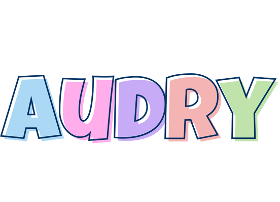 Audry pastel logo