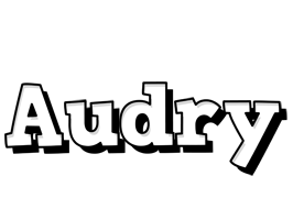 Audry snowing logo