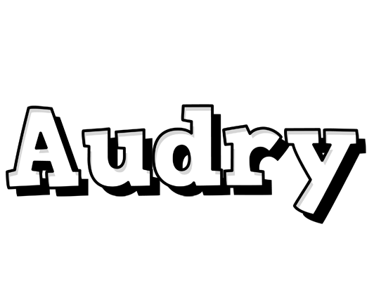 Audry snowing logo