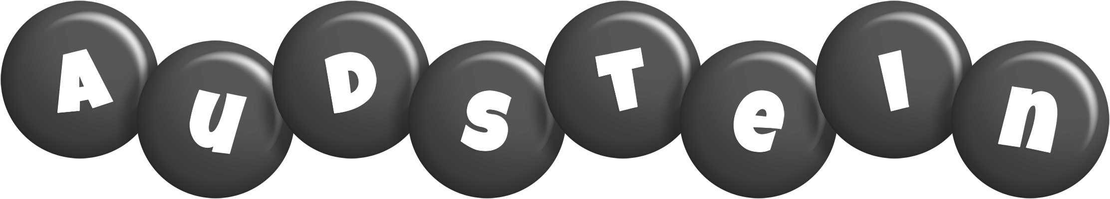 Audstein candy-black logo