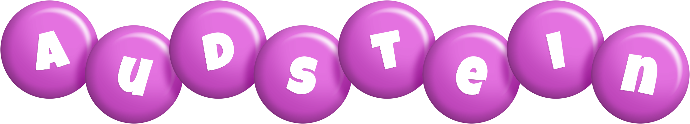Audstein candy-purple logo