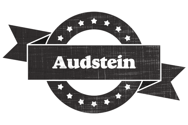 Audstein grunge logo