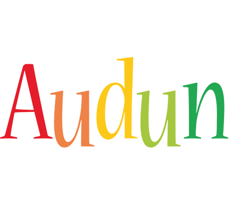 Audun birthday logo