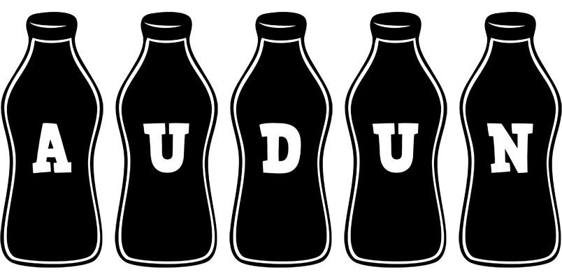 Audun bottle logo