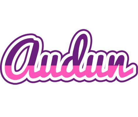Audun cheerful logo