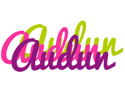 Audun flowers logo