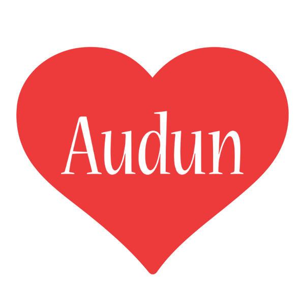 Audun love logo
