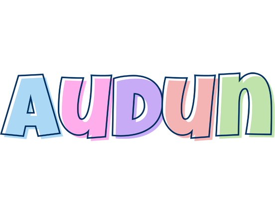 Audun pastel logo