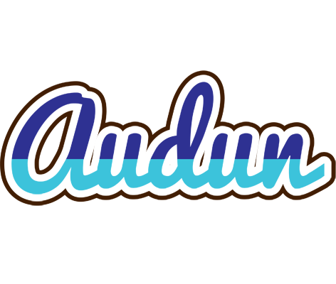 Audun raining logo