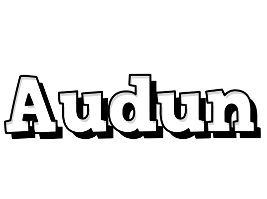 Audun snowing logo
