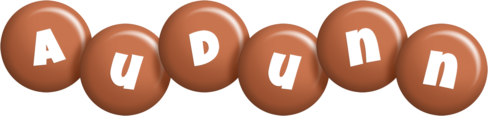 Audunn candy-brown logo