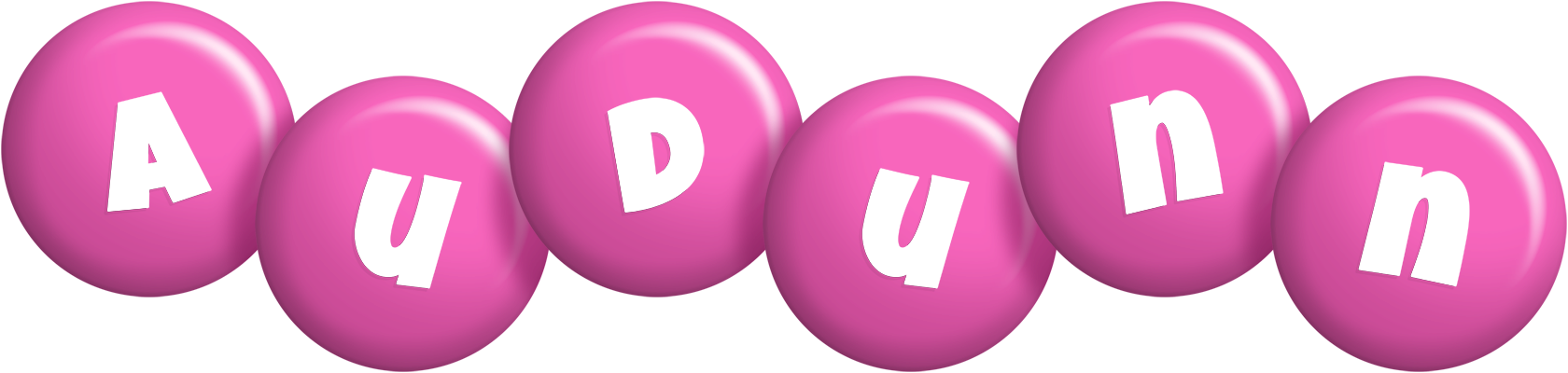 Audunn candy-pink logo