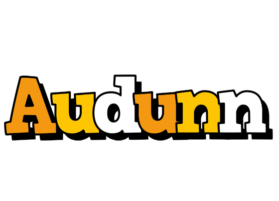Audunn cartoon logo