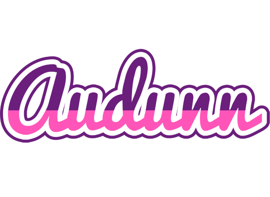 Audunn cheerful logo