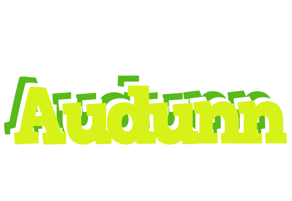 Audunn citrus logo