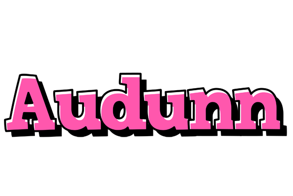 Audunn girlish logo