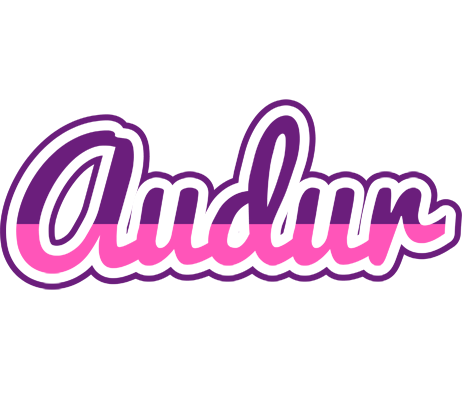 Audur cheerful logo