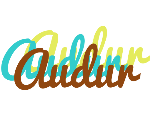 Audur cupcake logo