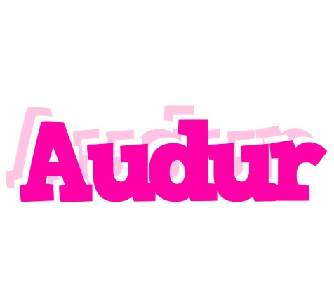 Audur dancing logo