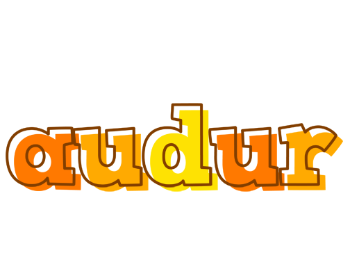 Audur desert logo
