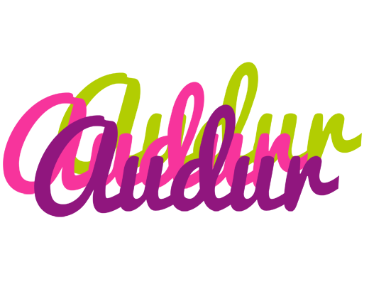 Audur flowers logo